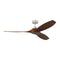 Sean Lavin Collins Smart Ceiling Fan  option Brushed Steel / Dark Walnut