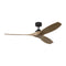 Sean Lavin Collins Smart Ceiling Fan  option Midnight Black / Natural Honey