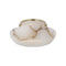 Kelly Wearstler x Visual Comfort Cappello LED Flush Mount  option Antique Burnished Brass