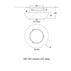 Kelly Wearstler x Visual Comfort Cappello LED Flush Mount