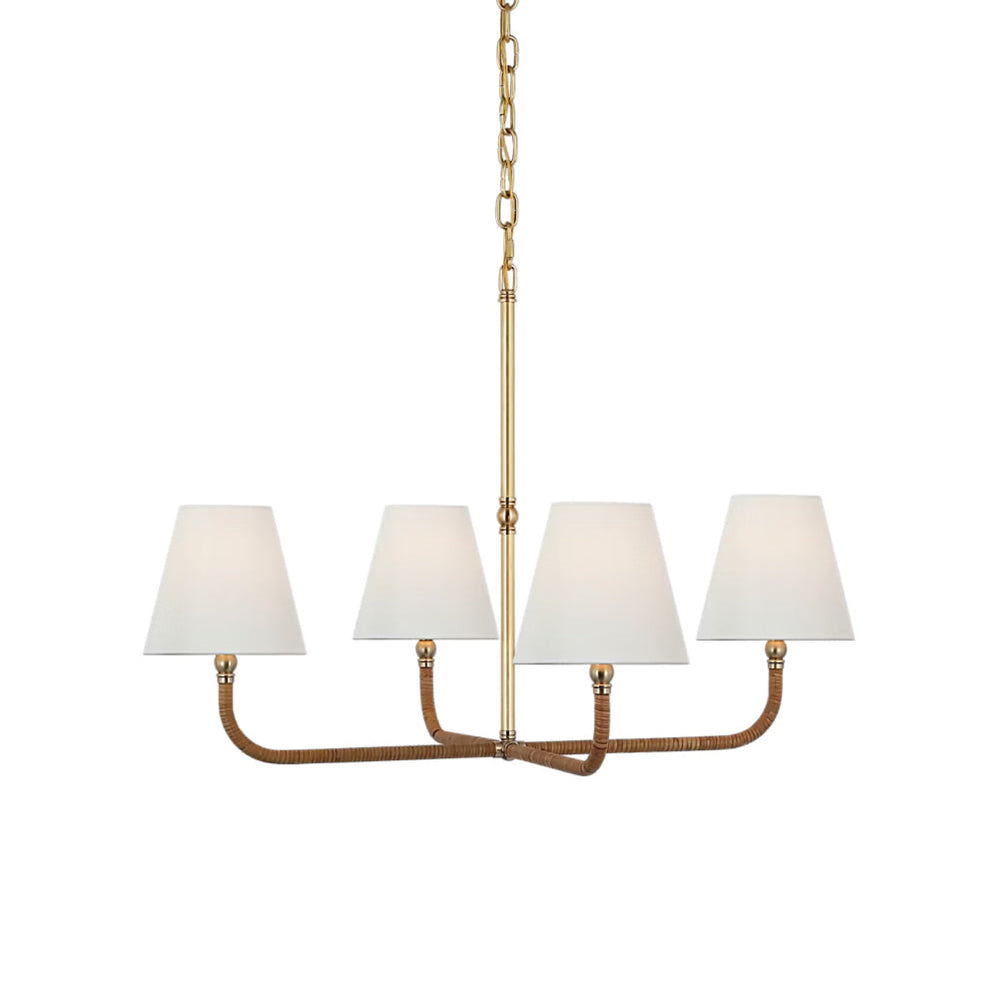 Visual Comfort Signature x Chapman and Myers Basden Single Tier Chandelier