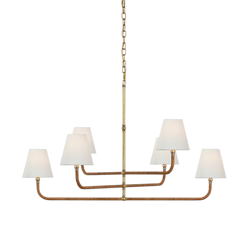 Visual Comfort Signature x Chapman and Myers Basden Three Tier Chandelier