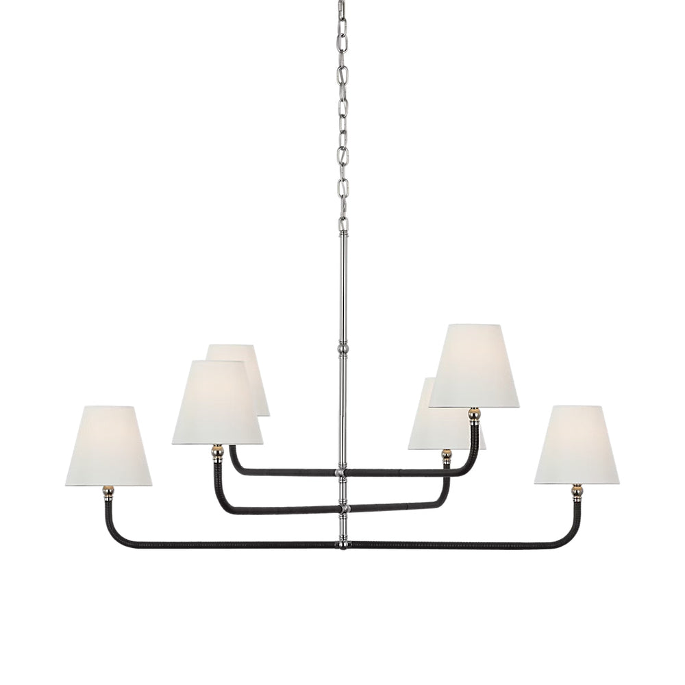 Visual Comfort Signature x Chapman and Myers Basden Three Tier Chandelier