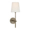 Visual Comfort Signature x Thomas O'Brien Bryant Wall Sconce  option Antiqued Nickel / Linen