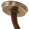Visual Comfort Signature x Anne-Marie Barton Dune Belted Chandelier  option Mottled Brass / Russet Suede