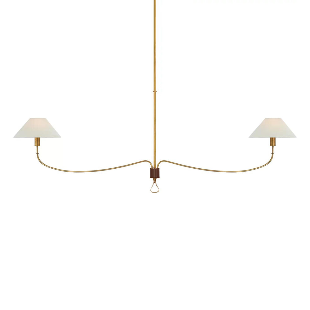 Visual Comfort Signature x Amber Lewis Griffin Linear Chandelier