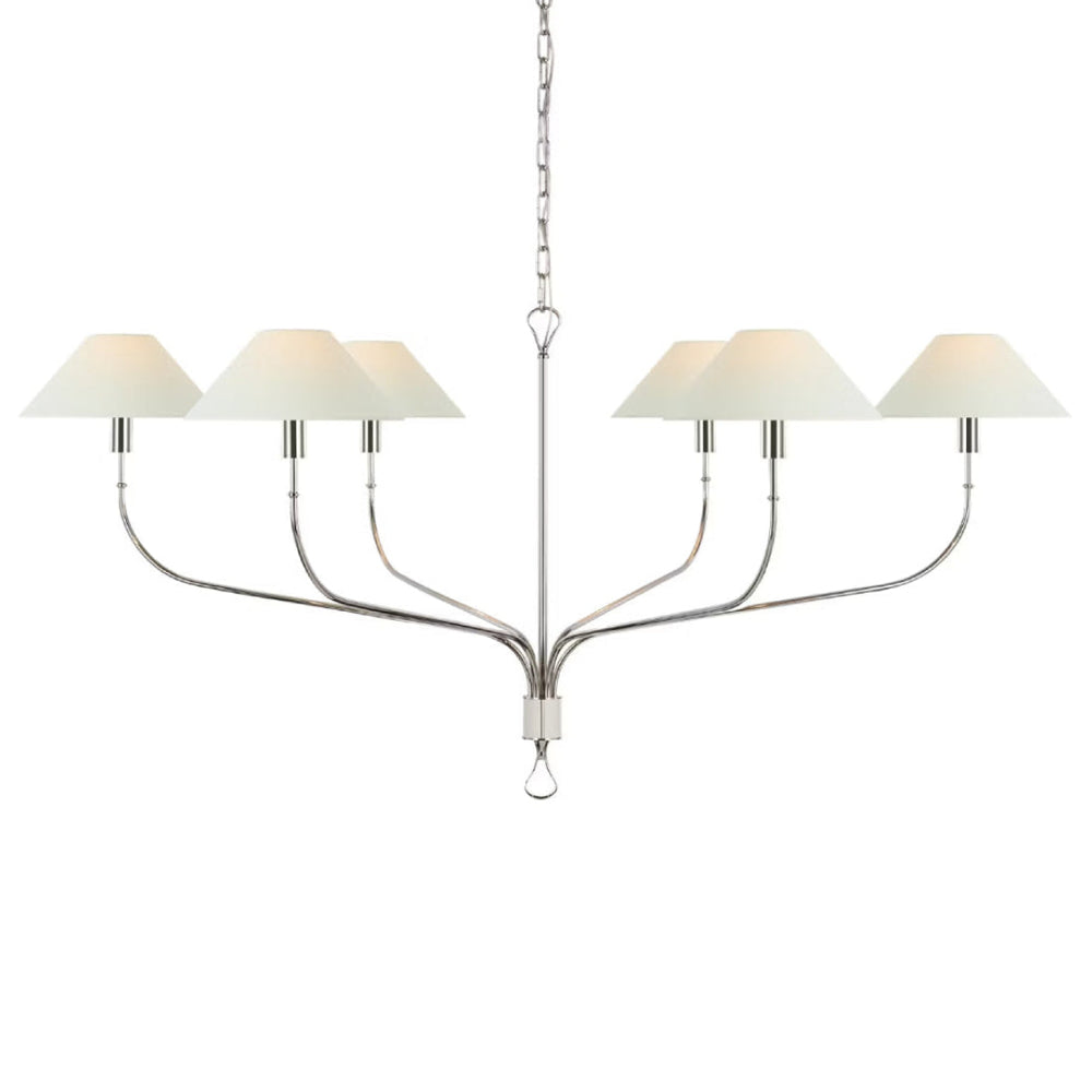 Visual Comfort Signature x Amber Lewis Griffin Tail Chandelier