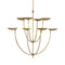 Thomas O'Brien x Visual Comfort Keira Chandelier  option Hand Rubbed Antique Brass