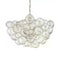 Visual Comfort Signature x Julie Neill Talia Chandelier  option Clear Swirled / Burnished Silver Leaf