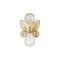 Visual Comfort Signature x Kate Spade New York Lloyd Jeweled Sconce  option Soft Brass / Clear Glass