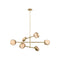 Visual Comfort Signature x Kelly Wearstler Melange Multi-Positional Chandelier  option Antique Burnished Brass