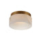 Visual Comfort Signature x Kelly Wearstler Otto Solitaire Flush Mount  option Antique Burnished Brass