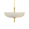 AERIN x Visual Comfort Pascal Bowl Pendant Light  option Hand Rubbed Antique Brass