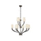 Visual Comfort Signature x Chapman and Myers Ruhlmann 2 Tier Chandelier  option Bronze / Linen