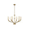 Visual Comfort Signature x Chapman and Myers Ruhlmann Chandelier  option Antique-Burnished Brass