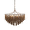 Visual Comfort Signature x Julie Neill Vacarro Chandelier  option Antique Bronze Leaf