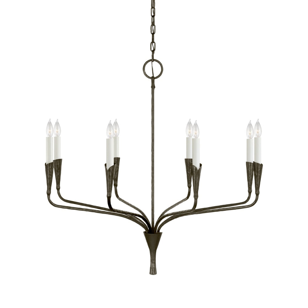 Visual Comfort Signature x Chapman and Myers Aiden Single Tier Chandelier