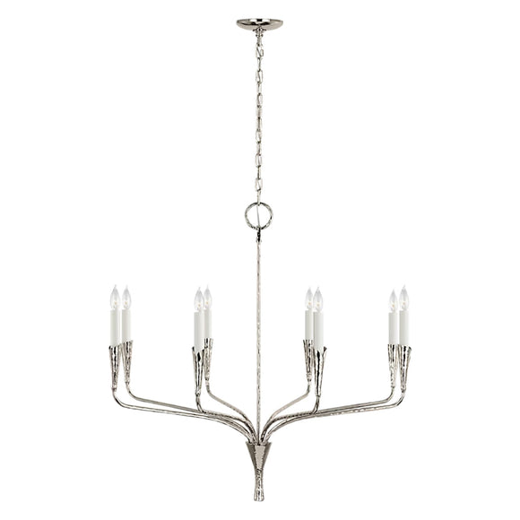 Chapman and Myers x Visual Comfort Aiden Single Tier Chandelier