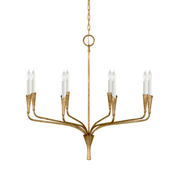 Chapman and Myers x Visual Comfort Aiden Single Tier Chandelier
