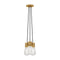 Sean Lavin Alva LED Chandelier  option Natural Brass