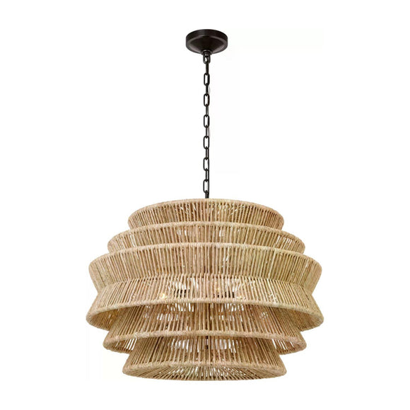 Chapman and Myers x Visual Comfort Antigua Drum Chandelier