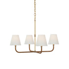 Chapman and Myers x Visual Comfort Basden Single Tier Chandelier