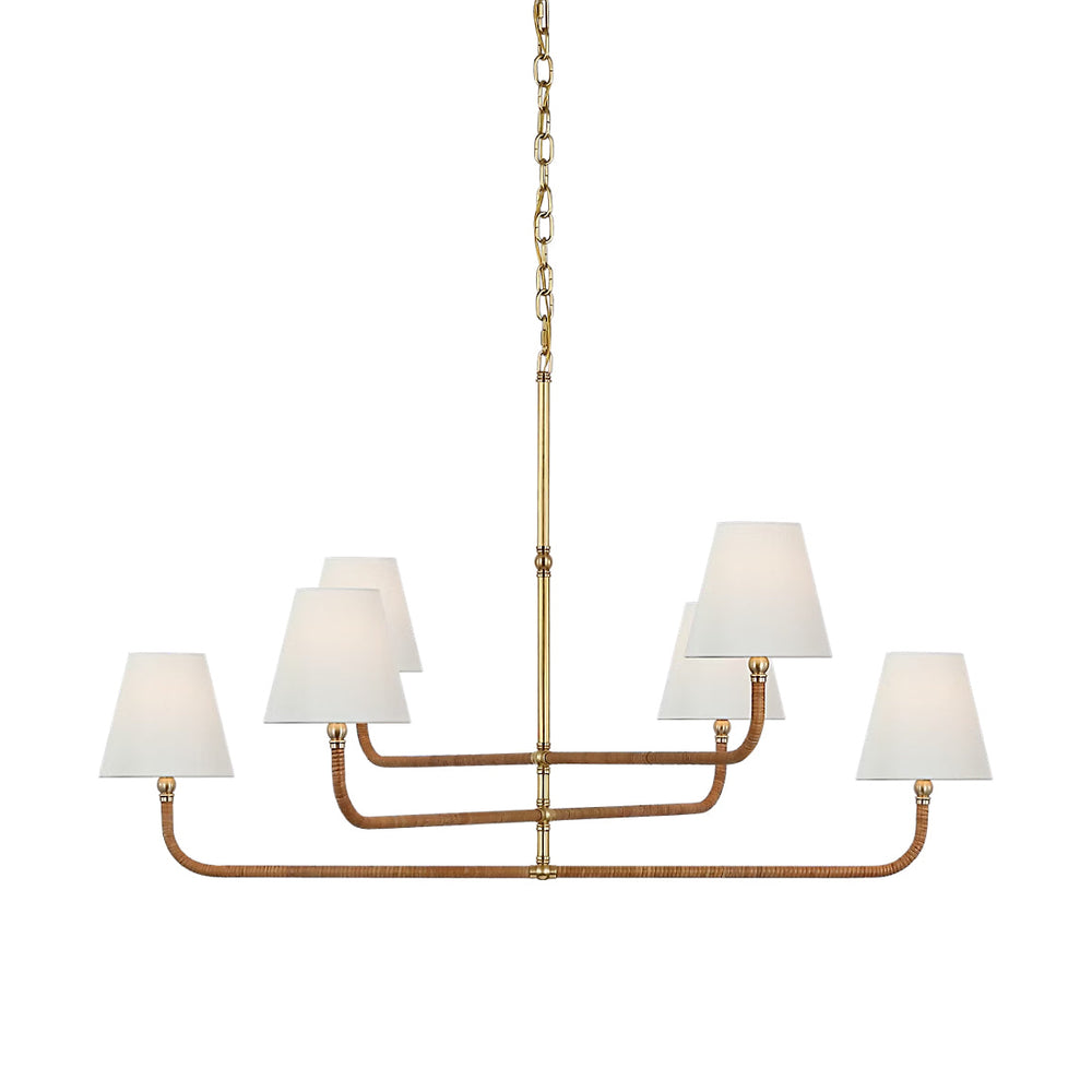 Visual Comfort Signature x Chapman and Myers Basden Three Tier Chandelier