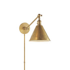Visual Comfort Signature x Chapman and Myers Boston Functional Single Arm Library Wall Sconce