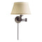 Chapman and Myers x Visual Comfort Boston Swing Arm Wall Sconce  option Bronze