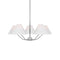 Drew and Jonathan Burke Chandelier  option Brushed Steel