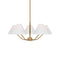 Drew and Jonathan Burke Chandelier  option Satin Brass