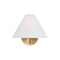 Drew and Jonathan Burke Wall Sconce  option Satin Brass