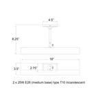 Chapman and Myers x Visual Comfort Cabinet Maker's Picture Light