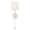 Visual Comfort Signature x Suzanne Kasler Camille Wall Sconce  option Polished Nickel