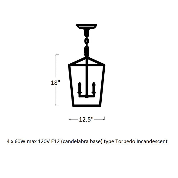 Chapman and Myers Dianna Pendant Light