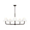 Chapman and Myers Fiona Chandelier  option Aged Iron