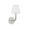 Chapman and Myers Fiona Small Wall Sconce  option Aged Pewter