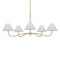 Chapman and Myers Laguna Chandelier  option 5 Lights