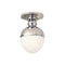 Clark Flush Mount  option Polished Nickel