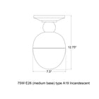 Clark Flush Mount