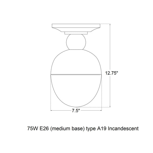 Clark Flush Mount