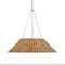 Visual Comfort Signature x Marie Flanigan Corinne Pendant Light  option Polished Nickel / Natural Wicker