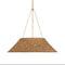 Visual Comfort Signature x Marie Flanigan Corinne Pendant Light  option Soft Brass / Natural Wicker