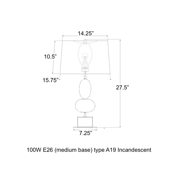 Visual Comfort Signature x Thomas O'Brien Dani Table Lamp