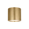 Mick De Giulio Dola LED Flush Mount  option Hand-Rubbed Antique Brass