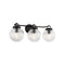 Drew and Jonathan Preston Bathroom Vanity Light  option Midnight Black