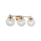 Drew and Jonathan Preston Bathroom Vanity Light  option Satin Brass