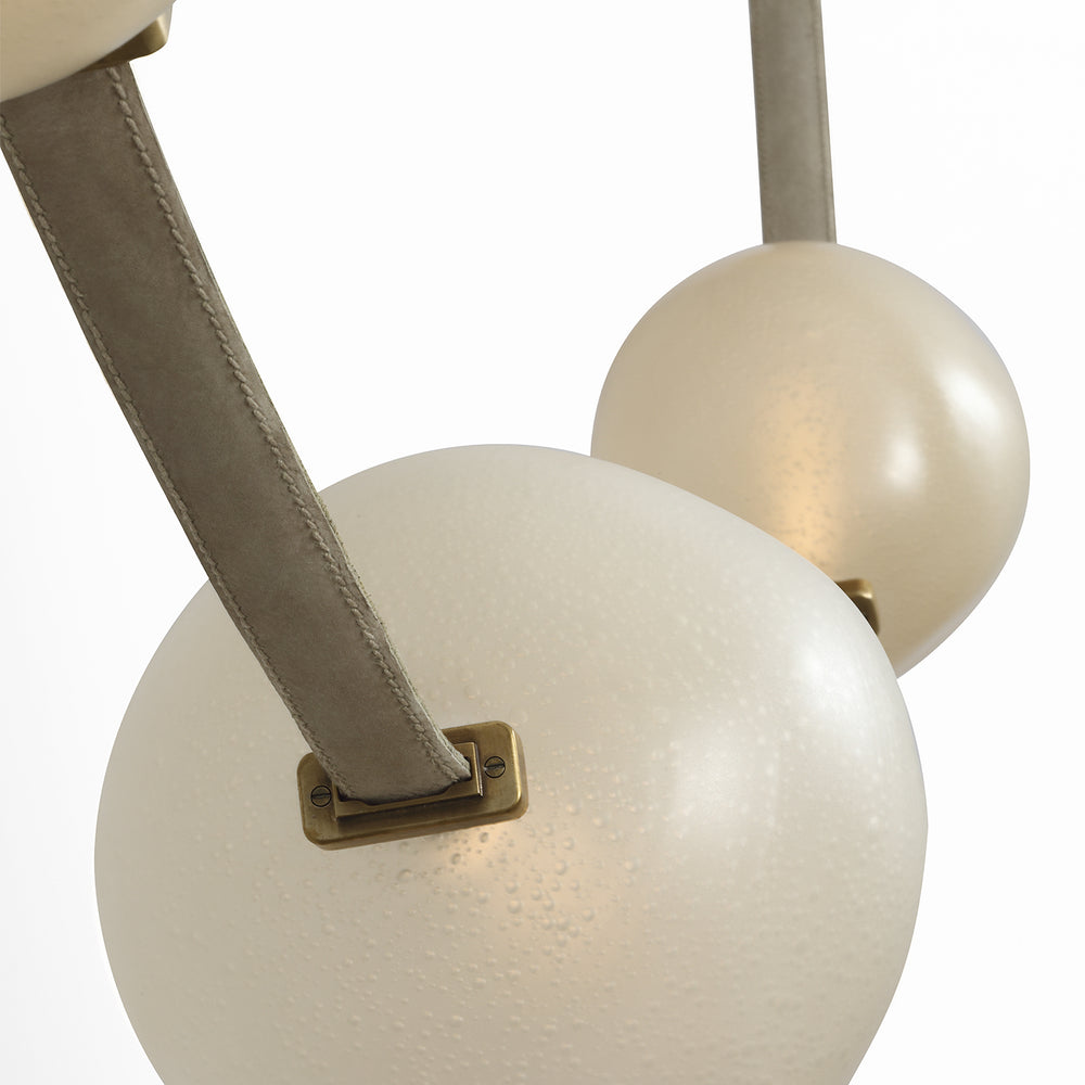 Visual Comfort Signature x Anne-Marie Barton Dune Belted Chandelier