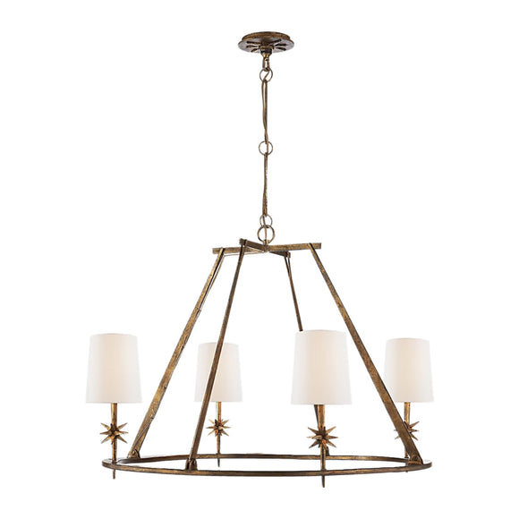Visual Comfort Signature x Ian K. Fowler Etoile Round Chandelier