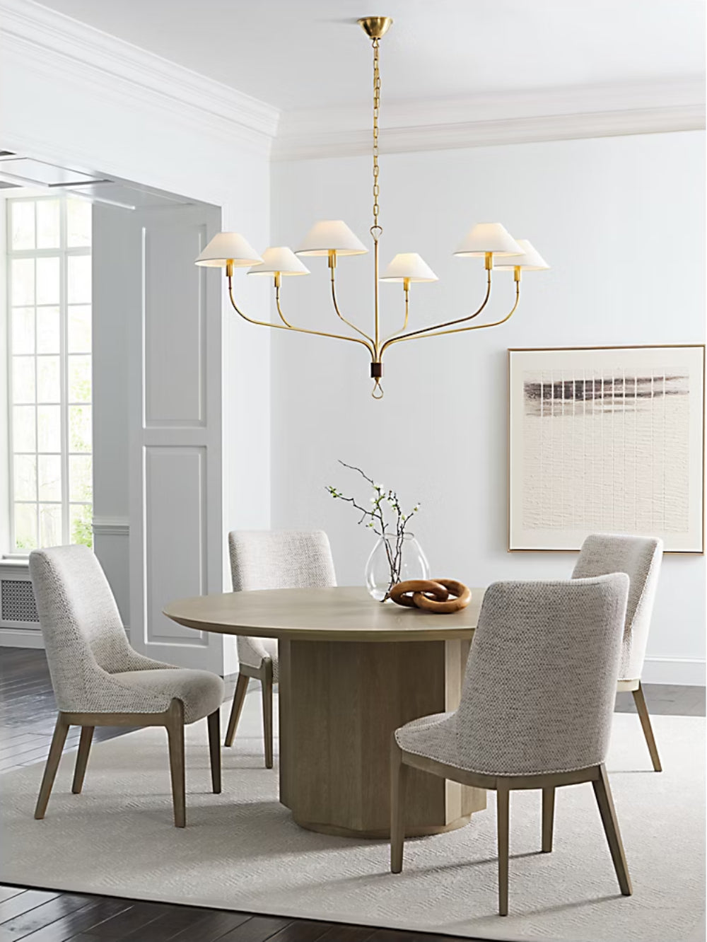 Visual Comfort Signature x Amber Lewis Griffin Tail Chandelier